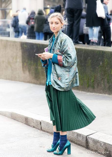 18aw ファッショニスタ愛用中 グリーン が主役の秋コーデ Voyage