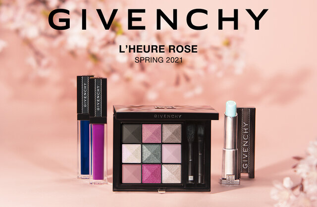 GIVENCHY(ジバンシイ) 2021春新作コスメ/日本限定スプリング コレクション 2021「L’HEURE ROSE」ル・ヌフ・ジバンシイ/ランテルディ・リップスティック/グロス・アンテルディ