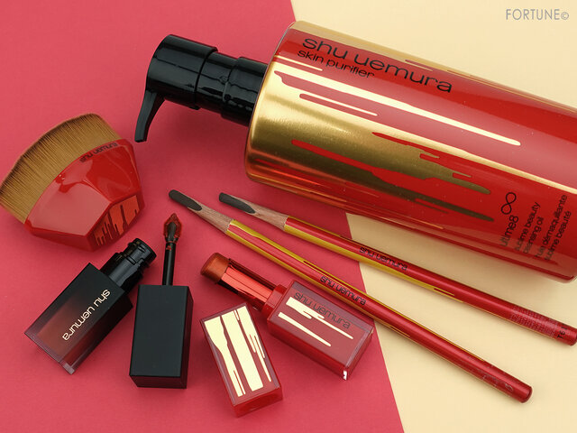 shu uemura(シュウ ウエムラ)2021新作コスメ/アイアン ニュー イヤー コレクション 限定パッケージ「アルティム8∞ スブリム ビューティ クレンジング オイル」「ハード フォーミュラ」「ペタル 55 ファンデーション ブラシ」レビュー・使用レポ