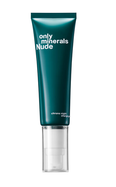 ONLY MINERALS(オンリーミネラル)2021新作 敏感肌用スキンケア「オンリーミネラル Nude クロノナイトチャージジェル 」