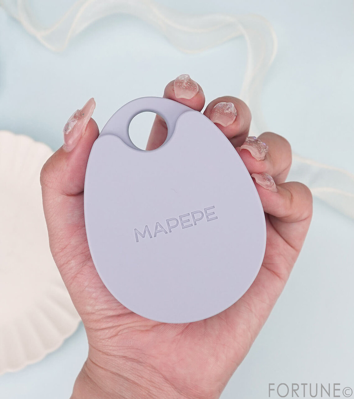 MAPEPE（マペペ）　リラクシングスカルプケアブラシ〈ソフト〉　スカイブルー