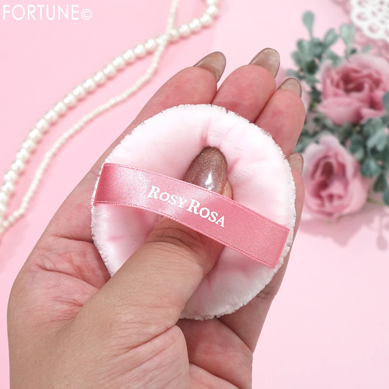 ROSY ROSA（ロージーローザ）　『ビロードタッチパフ 2P PK』