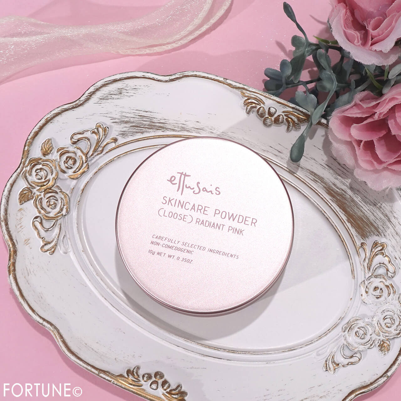 ettusais（エテュセ）　『エテュセ　スキンケアパウダー　（ルース）　ラディアントピンク』