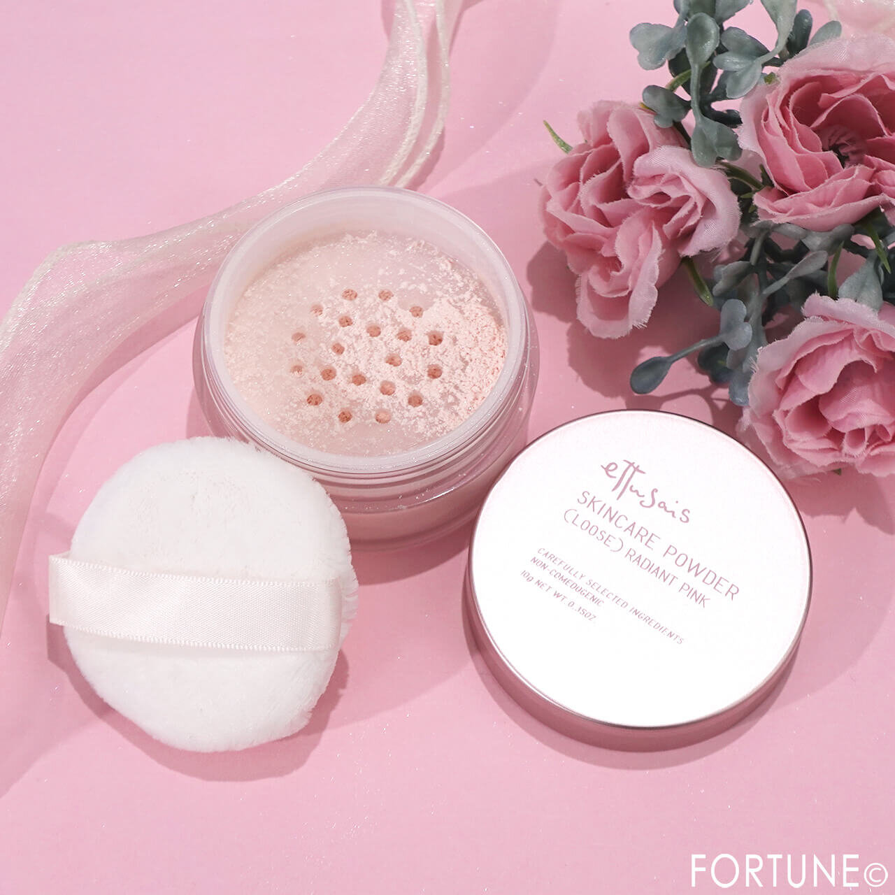 ettusais（エテュセ）　『エテュセ　スキンケアパウダー　（ルース）　ラディアントピンク』
