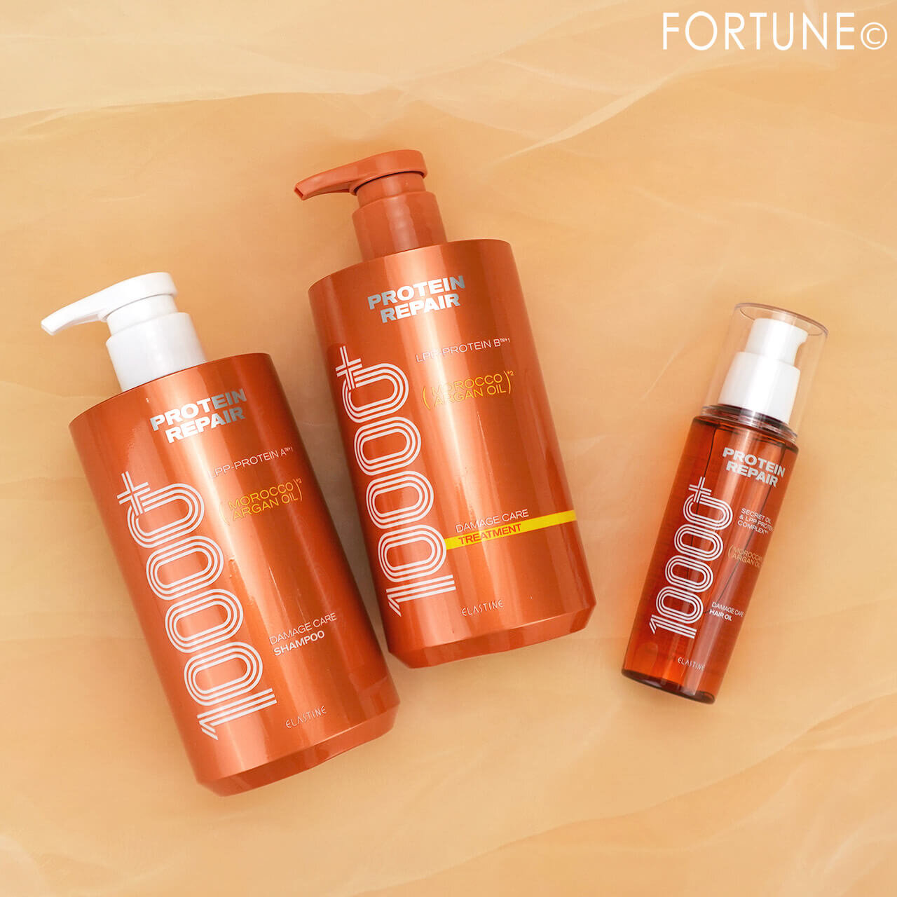 ELASTINE（エラスティン）　プロテインリペア10000+ シャンプー／トリートメント／ヘアオイル