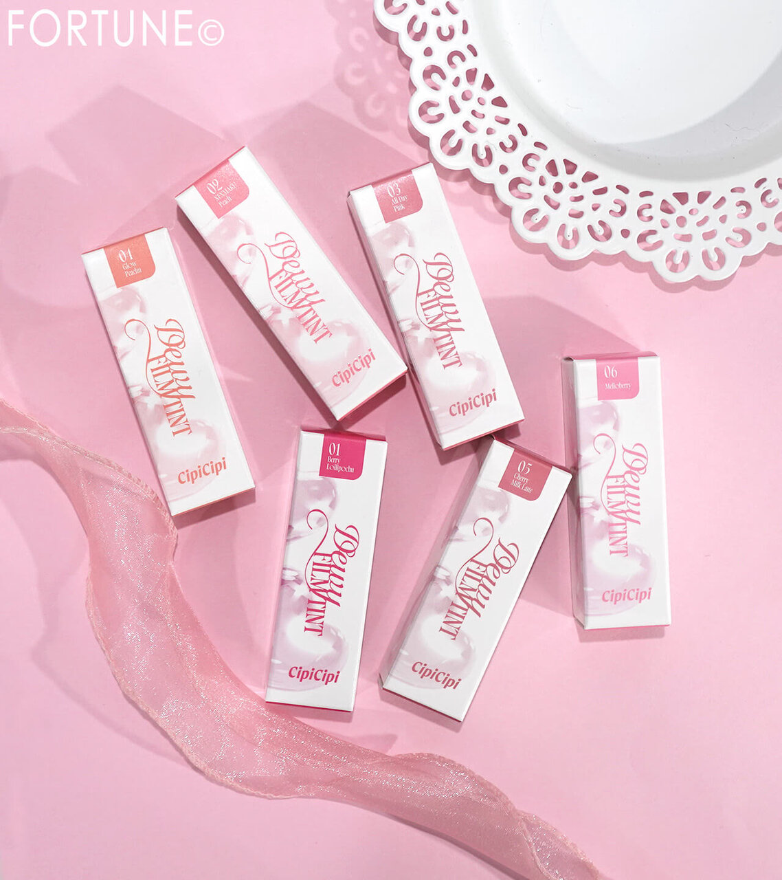 CipiCipi（シピシピ）　2025年冬新作コスメ　『デューイフィルムティント　R』