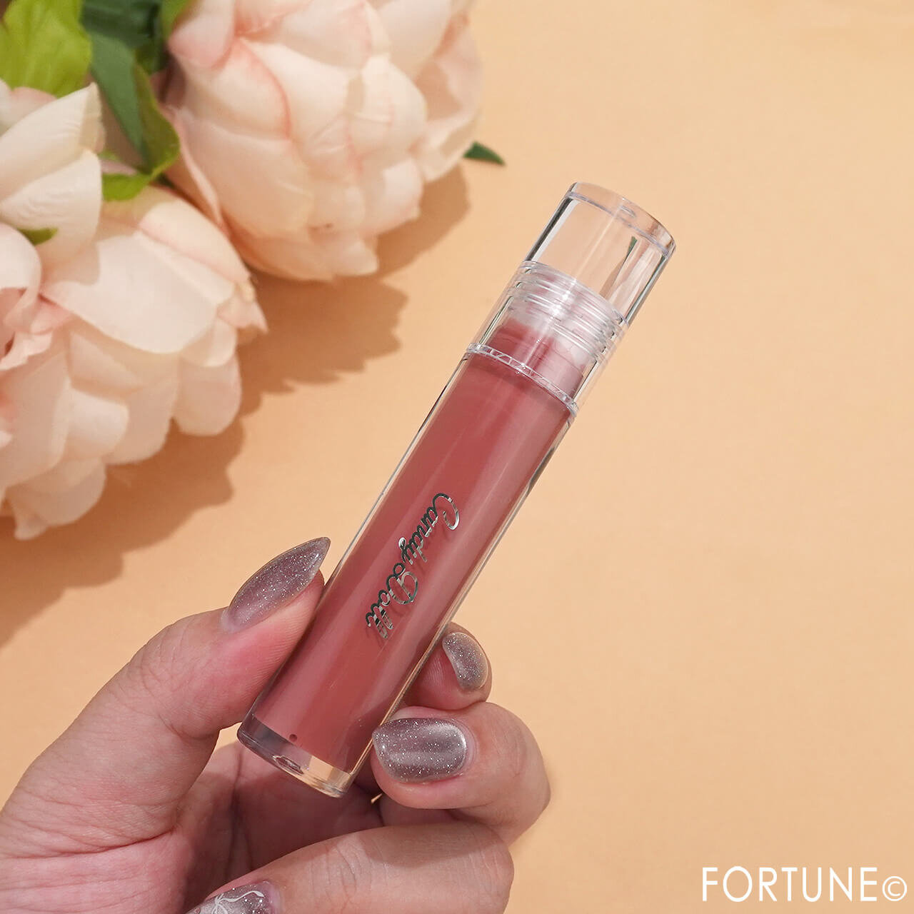 CandyDoll（キャンディドール）　ボリューミングカラーグロス（限定品：03 メープルムード）