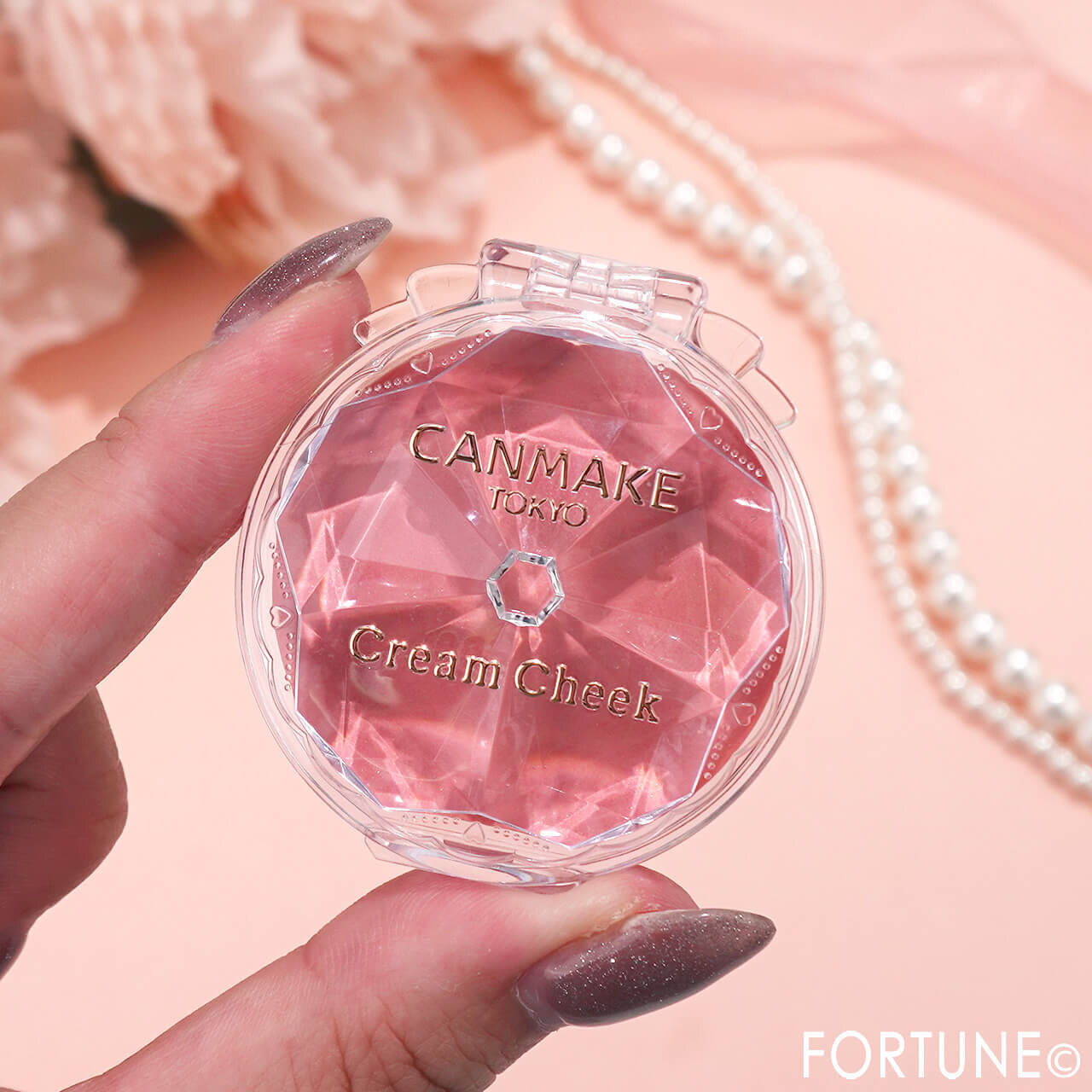 CANMAKE（キャンメイク）　『クリームチーク』　24 ピーチムース