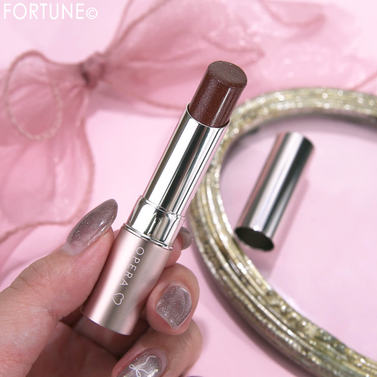 OPERA（オペラ）　2026年春新作コスメ　『グロウリップティント』　410　カカオフレイズ