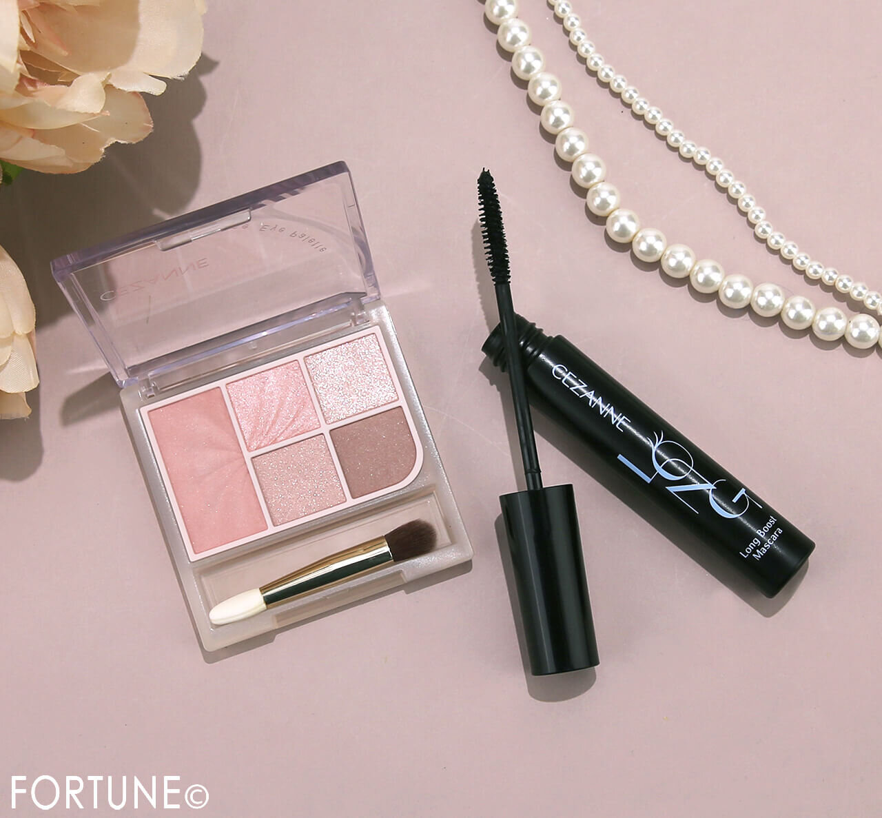 CEZANNE（セザンヌ）　2026年春新作コスメ　『セザンヌ　ロングブーストマスカラ』　『セザンヌ　フェイスアイパレット』