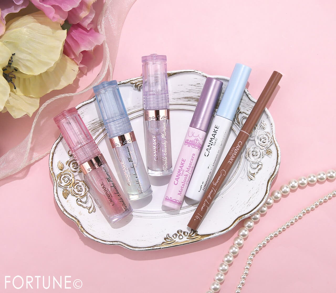 CANMAKE（キャンメイク）　2026年春新作コスメ　『トゥインクルジュエリープランパー』　『メタルックマスカラ～クリアルック～』　　『梳かせるマスカラリムーバー』　『クリーミータッチライナー』