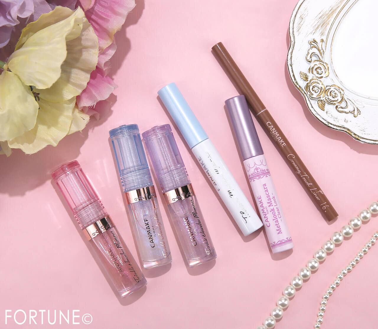 CANMAKE（キャンメイク）　2026年春新作コスメ　『トゥインクルジュエリープランパー』　『メタルックマスカラ～クリアルック～』　　『梳かせるマスカラリムーバー』　『クリーミータッチライナー』