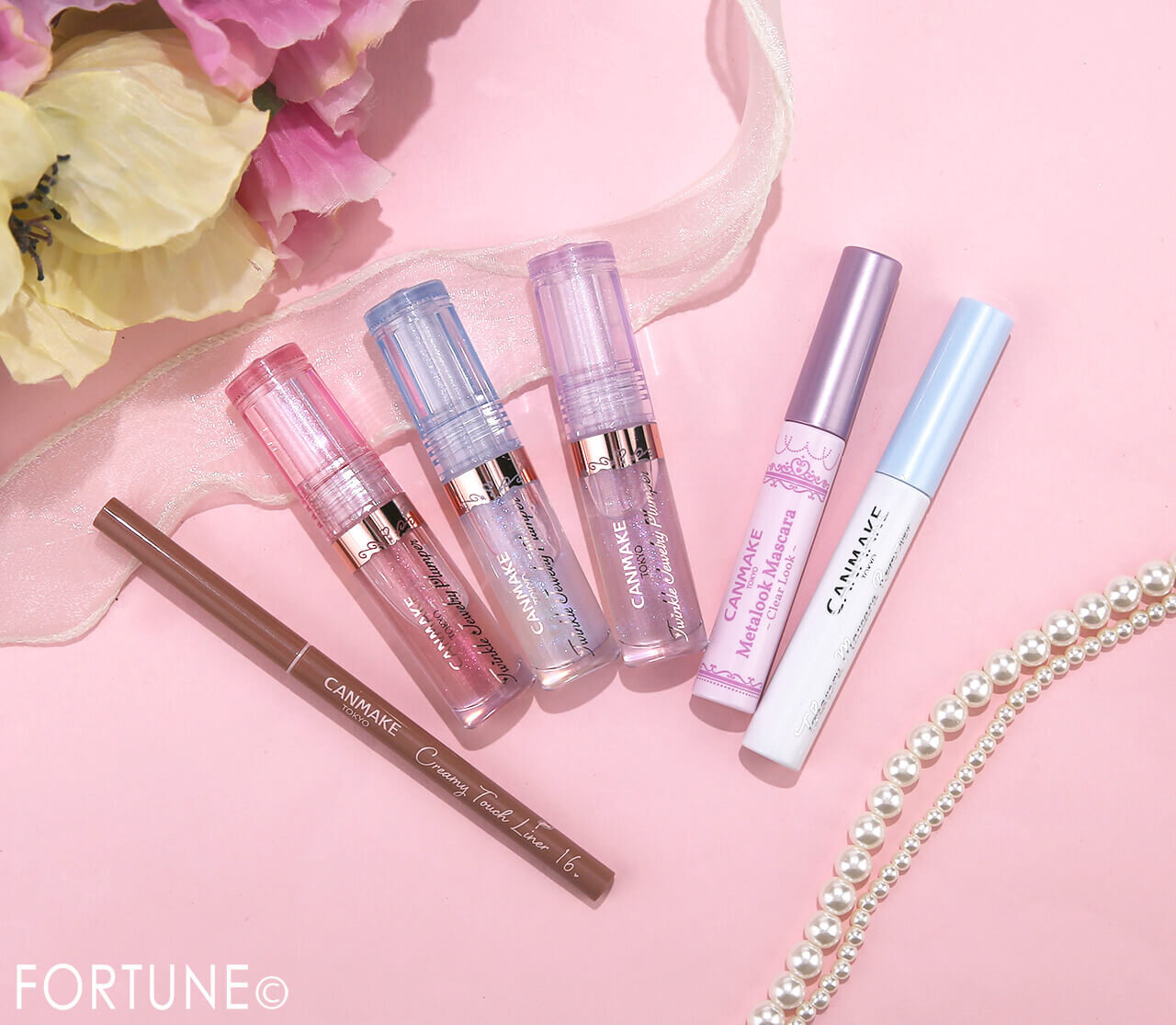 CANMAKE（キャンメイク）　2026年春新作コスメ　『トゥインクルジュエリープランパー』　『メタルックマスカラ～クリアルック～』　　『梳かせるマスカラリムーバー』　『クリーミータッチライナー』