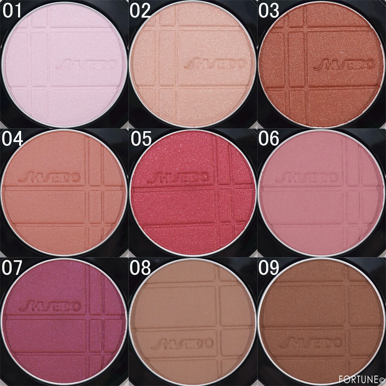 SHISEIDO（資生堂）　カラー＋グロウ エンハンサー 01 02 03 04 05 06 07 08 09