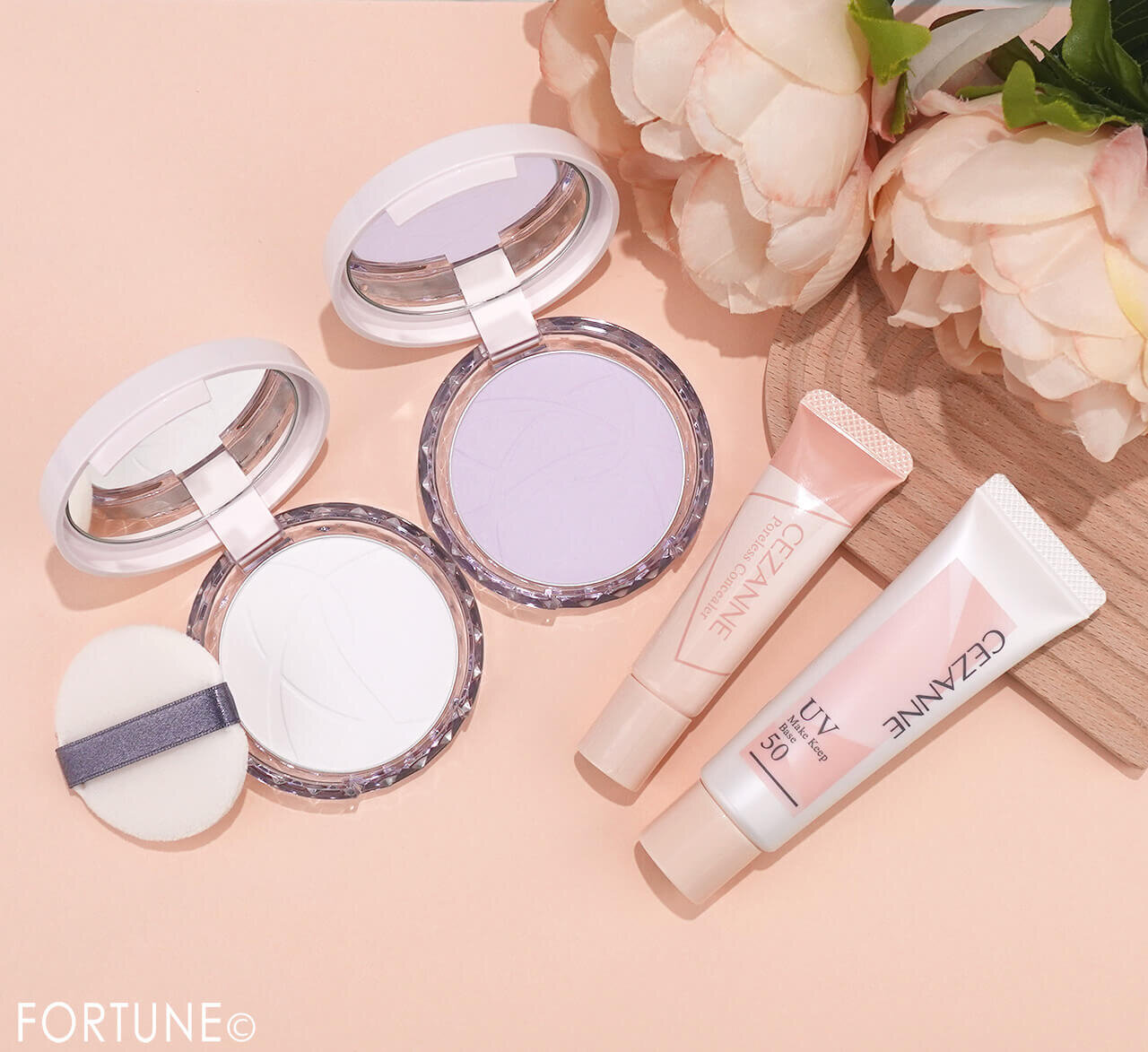 CEZANNE（セザンヌ）　2026年春新作コスメ　『セザンヌ　皮脂テカリ防止下地50』　『セザンヌ　毛穴レスコンシーラー』　『セザンヌ　毛穴レスフィックスパウダー』