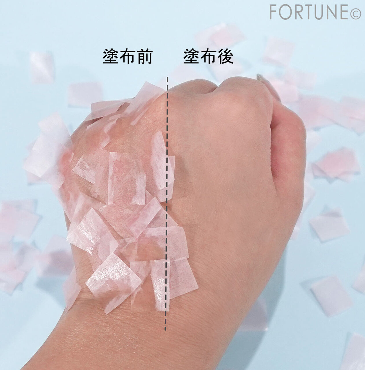 SRICHAND（シーチャン）　プレストUVトランスルーセントパウダー　皮脂検証結果　サラサラ