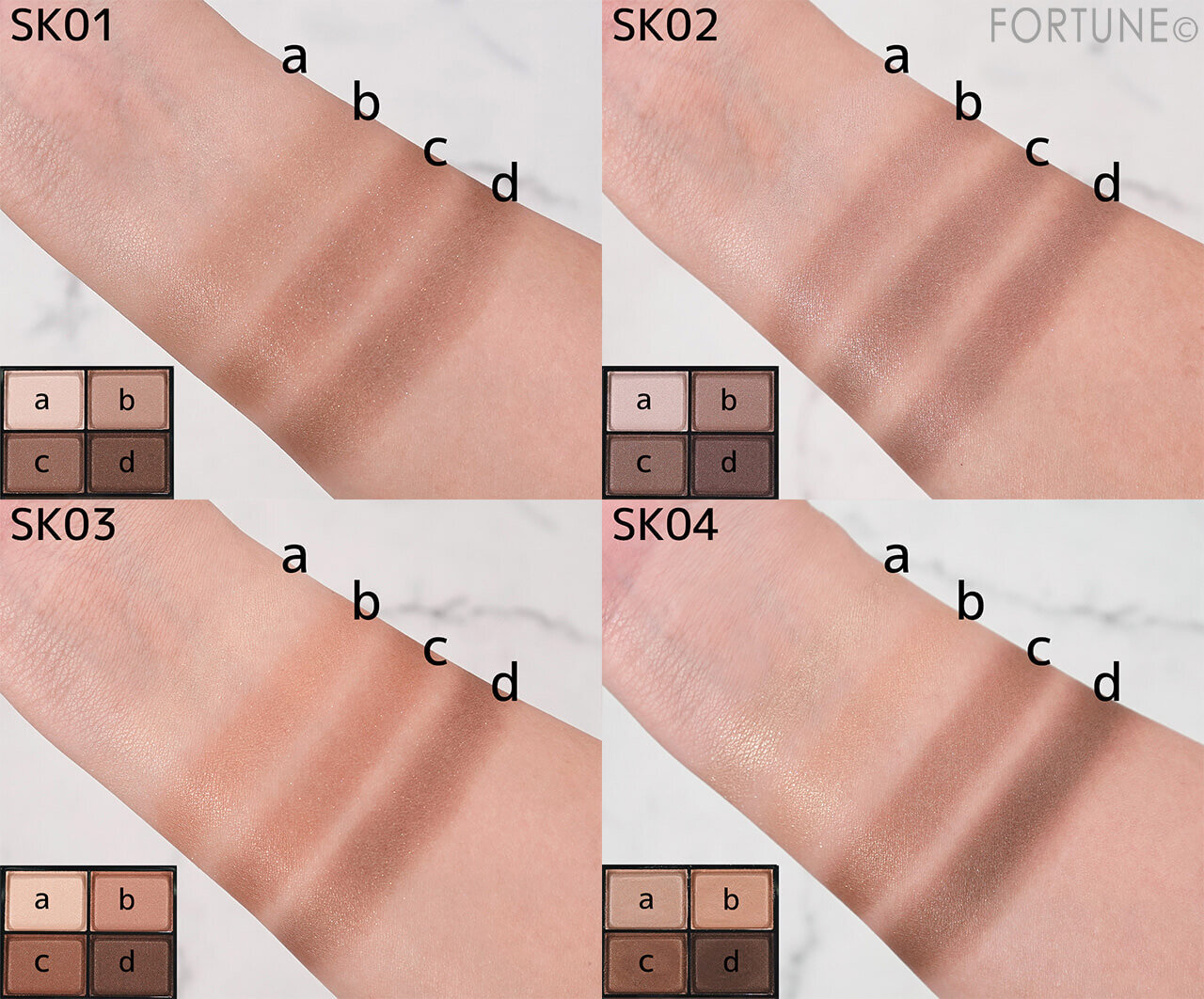 excel（エクセル）　『スキニーリッチシャドウ　N』　SK01　SK02　SK03　SK04　