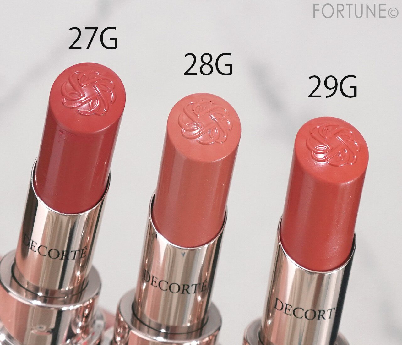 DECORTÉ（コスメデコルテ）　　『ルージュデコルテ　クリームグロウ』　27G　28G　29G