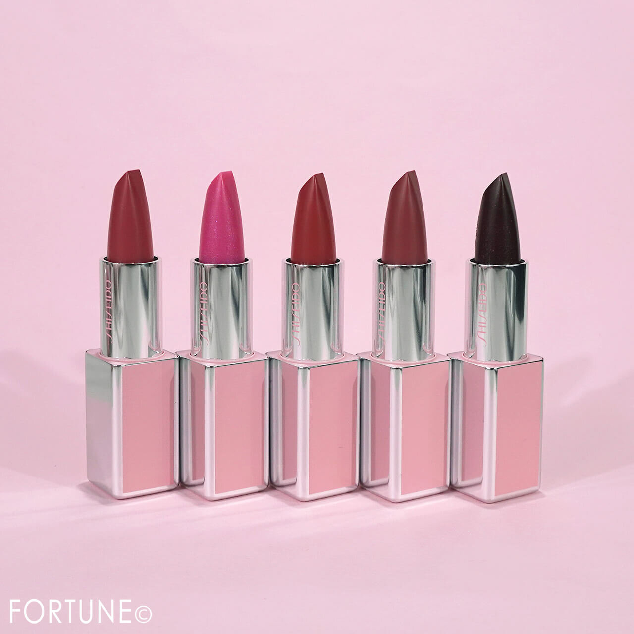 SHISEIDO（資生堂）　テクノサテン ジェル リップスティック　 限定ピンクコレクション