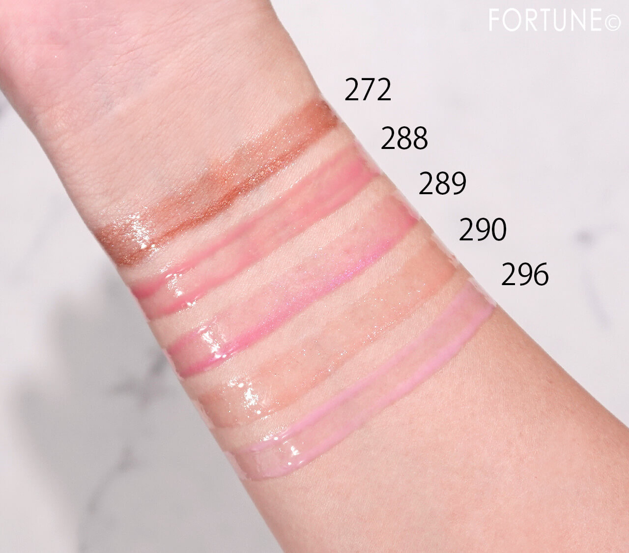 NARS（ナーズ）『NARS アフターグロー リップシャイン』272、288、289、290、296