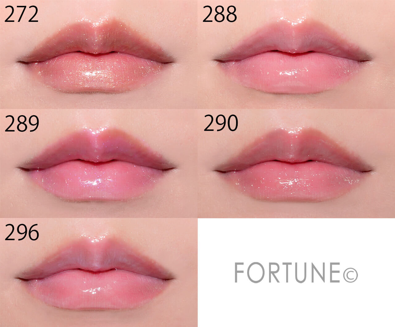NARS（ナーズ）『NARS アフターグロー リップシャイン』272、288、289、290、296
