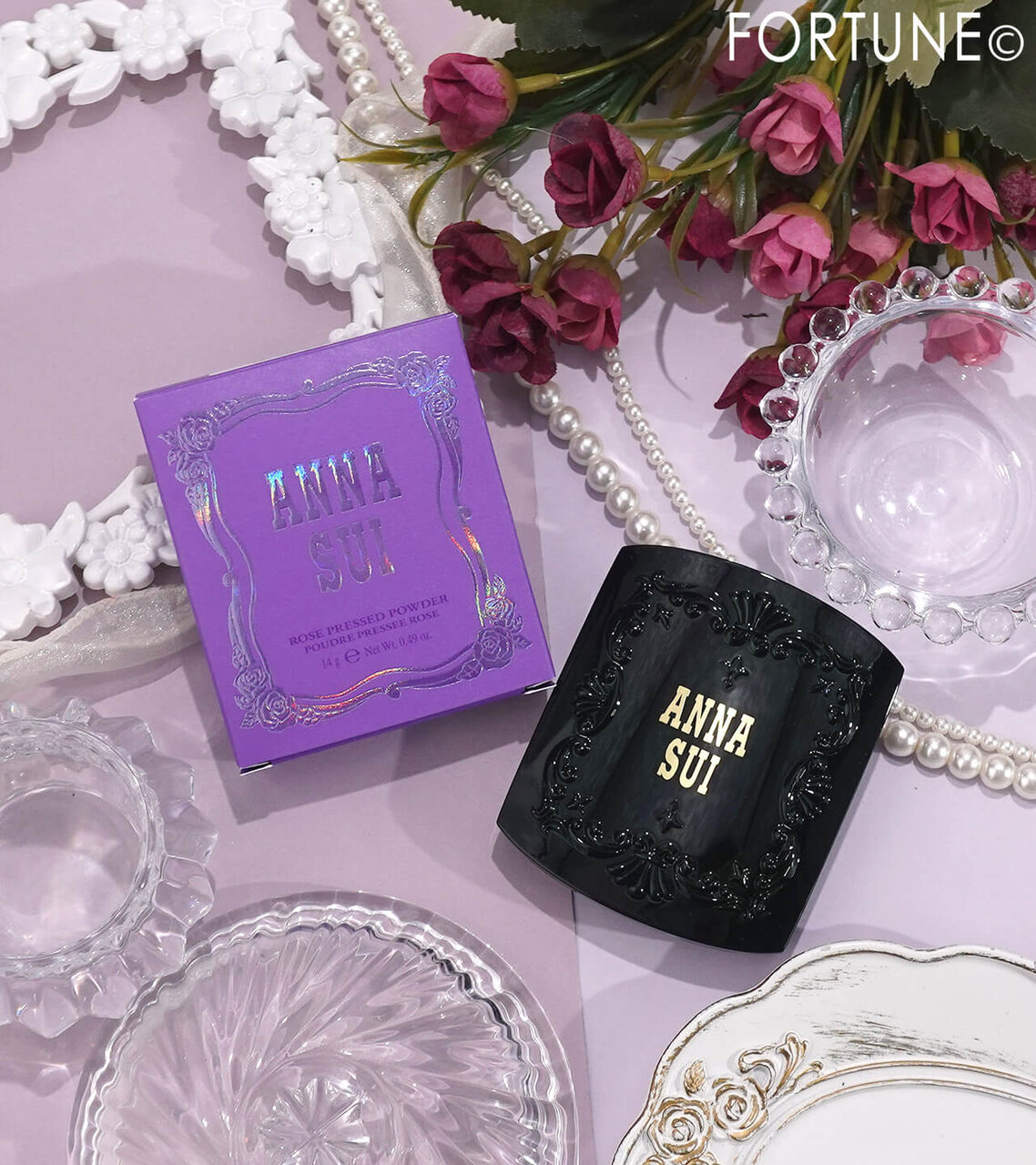 ANNA SUI COSMETICS（アナ スイ コスメティックス）　アナ スイ ローズ プレスト パウダー