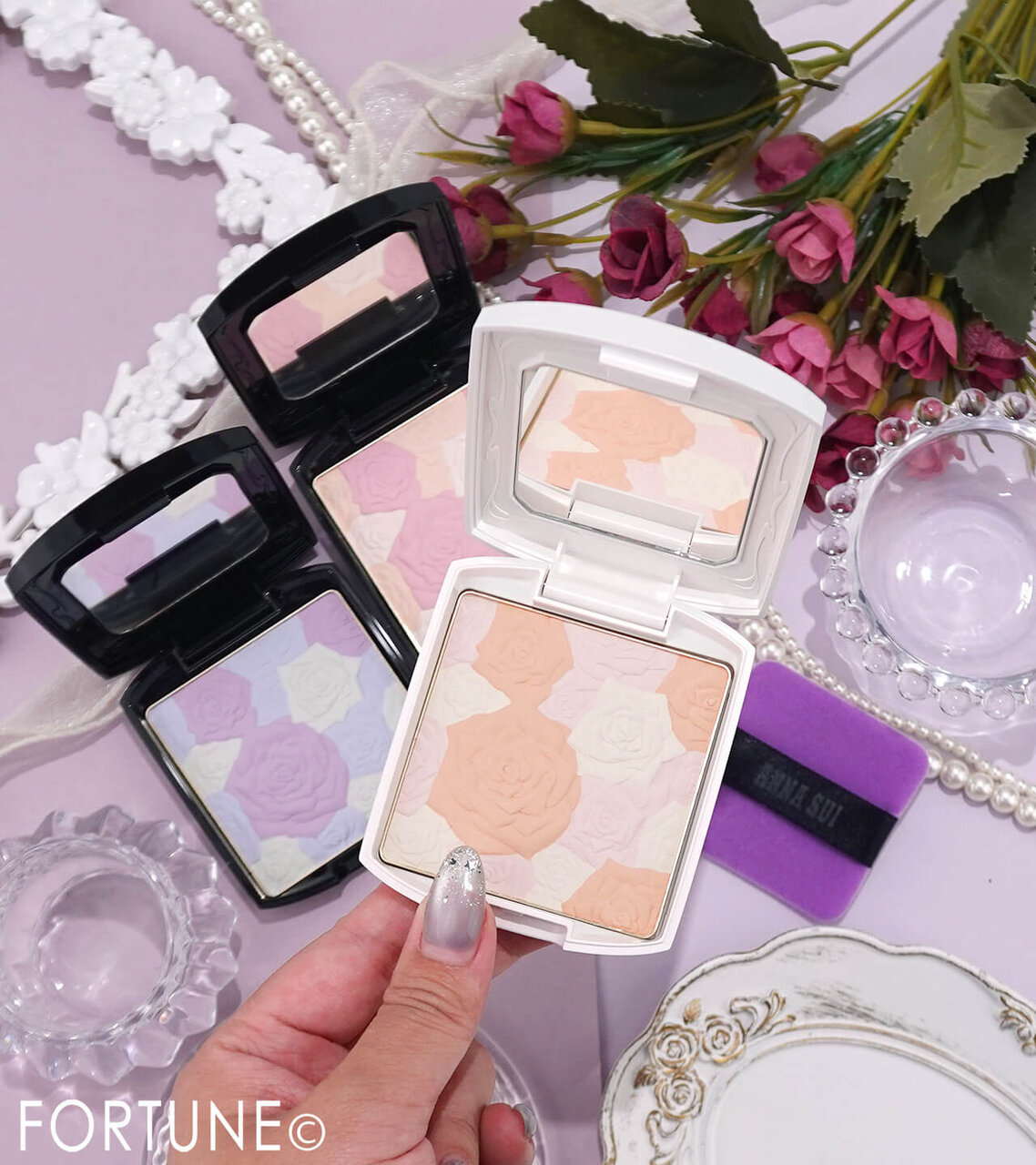ANNA SUI COSMETICS（アナ スイ コスメティックス）　アナ スイ ローズ プレスト パウダー