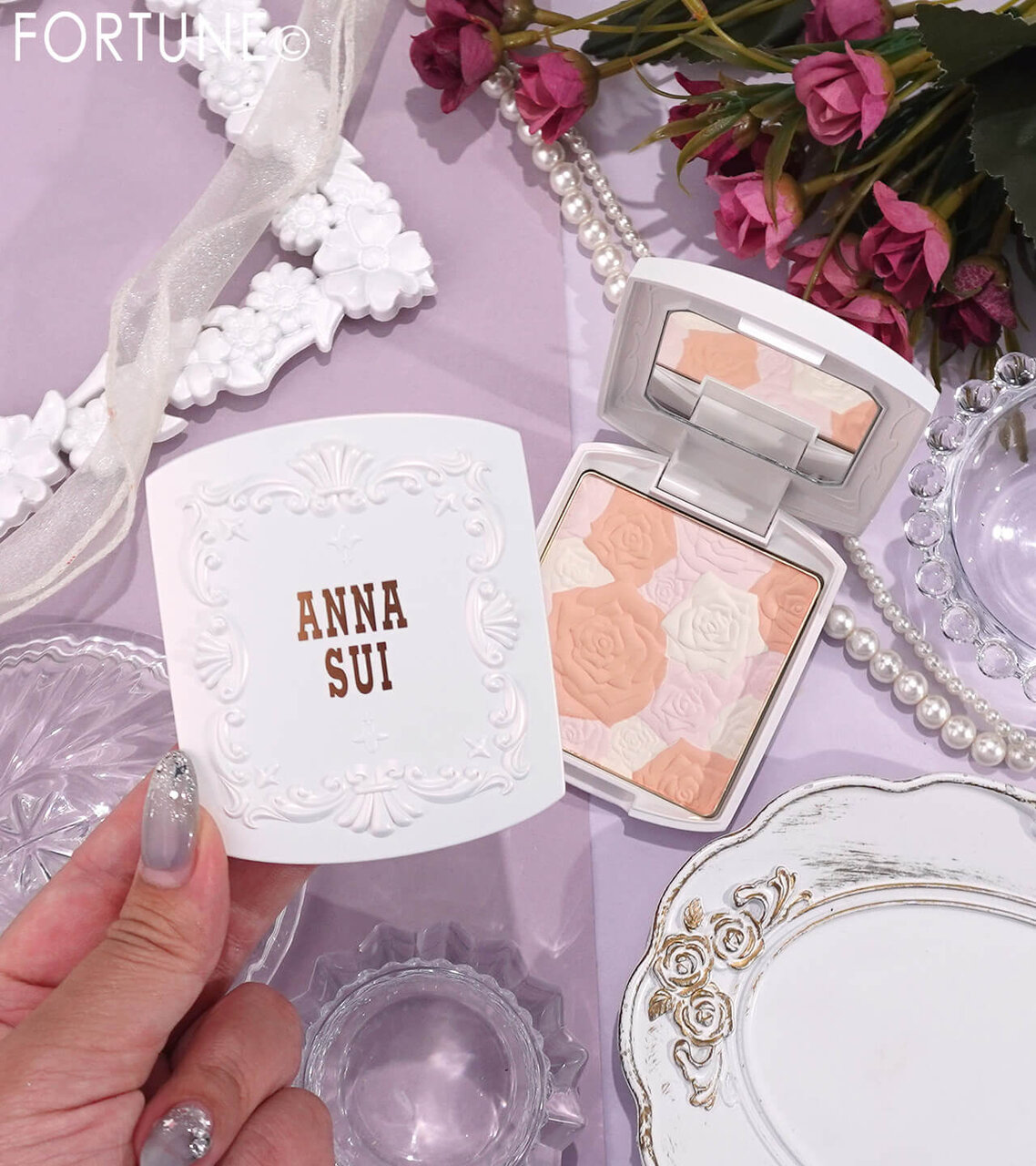 ANNA SUI COSMETICS（アナ スイ コスメティックス）　アナ スイ ローズ プレスト パウダー