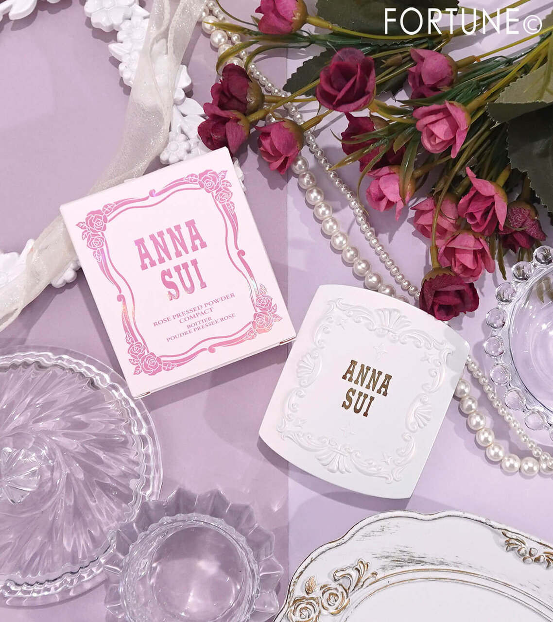 ANNA SUI COSMETICS（アナ スイ コスメティックス）　アナ スイ ローズ プレスト パウダー