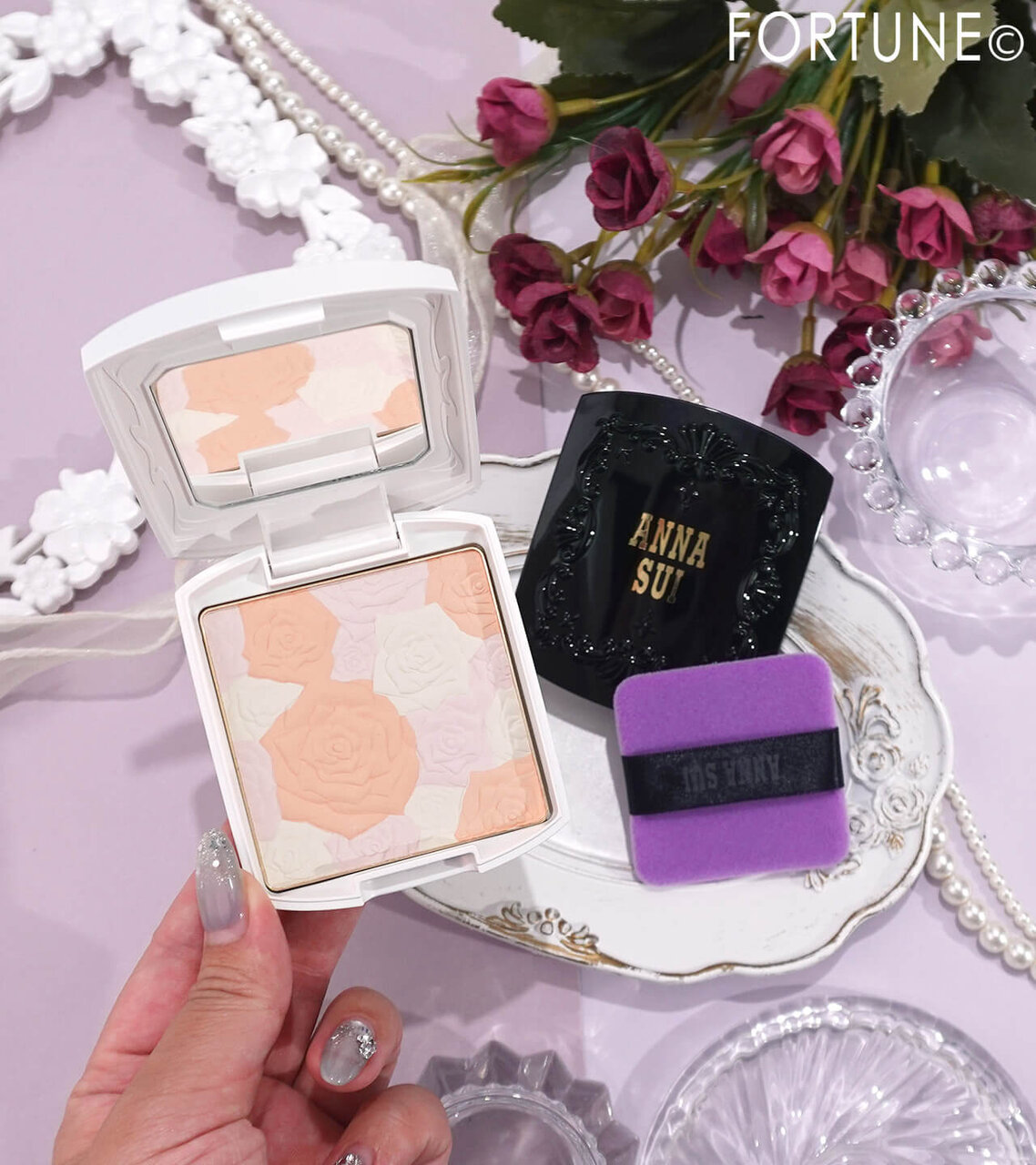 ANNA SUI COSMETICS（アナ スイ コスメティックス）　アナ スイ ローズ プレスト パウダー