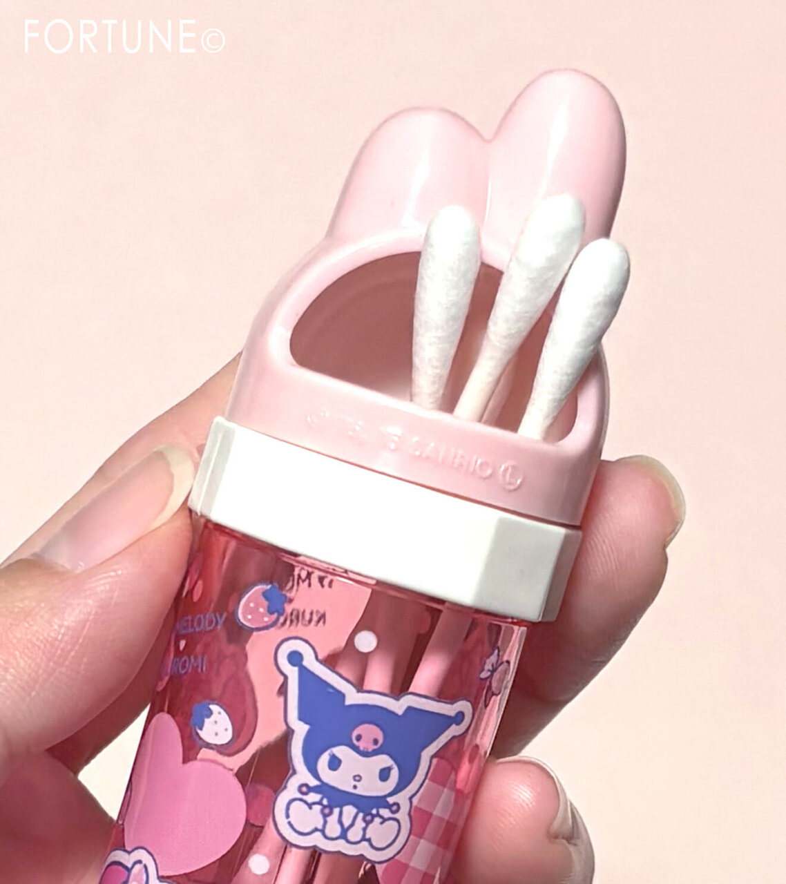 DAISO（ダイソー）｜綿棒ケース　マイメロクロミ