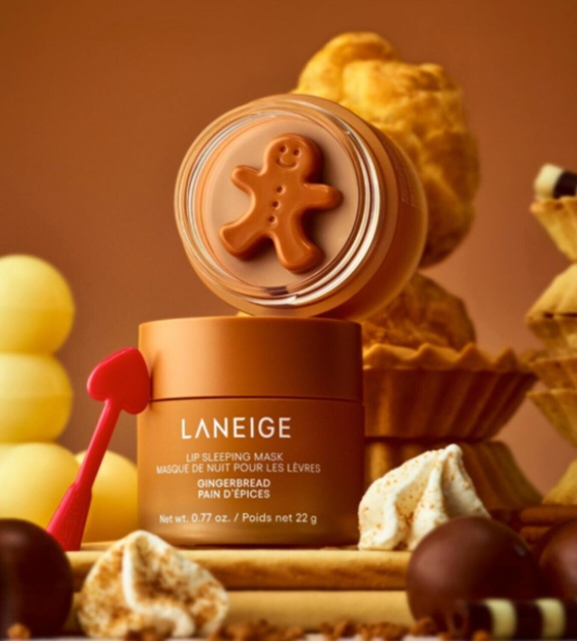 【10/1発売】LANEIGE（ラネージュ）｜リップスリーピングマスク ジンジャーブレッド