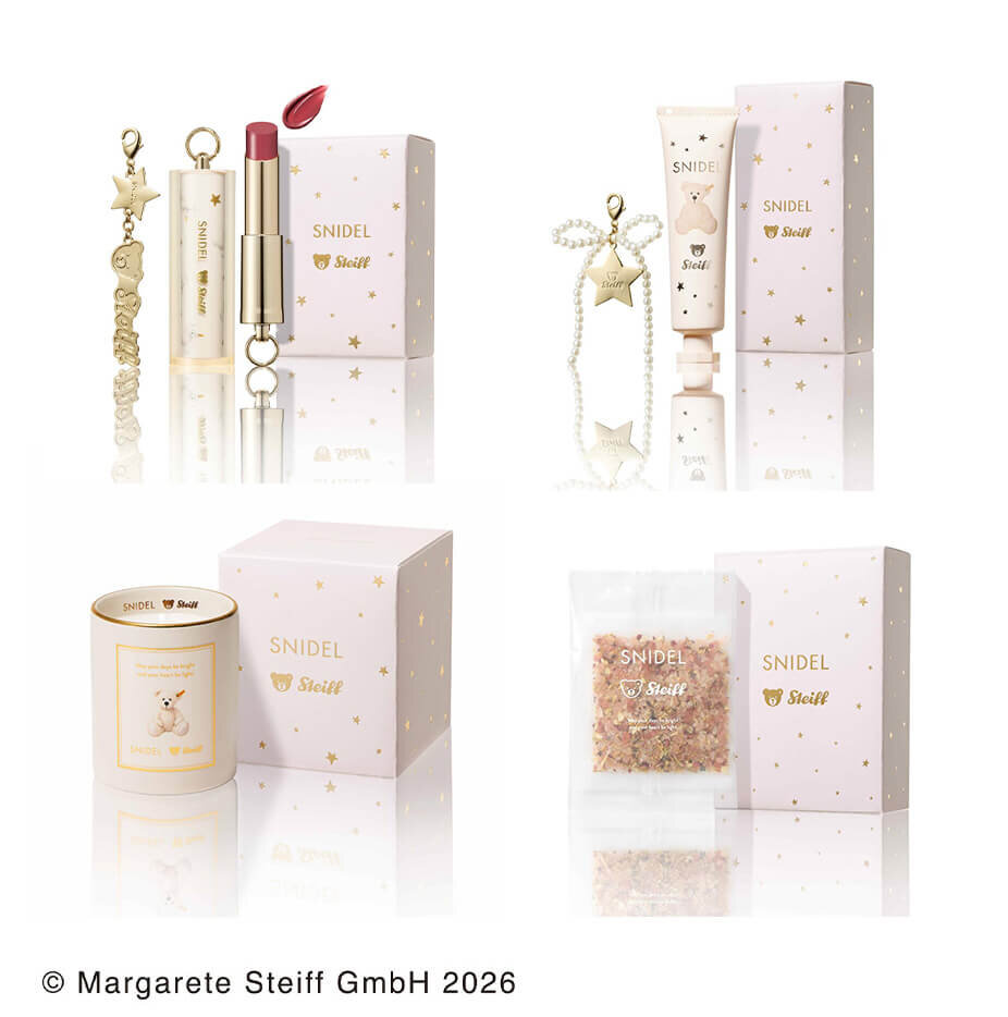 【11/27発売】SNIDEL BEAUTY（スナイデル ビューティ）｜スナイデル ビューティ×シュタイフ 2026年クリスマスコスメ第2弾