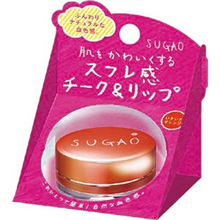 SUGAO スフレ感 チーク&リップ いきいきオレンジ (640586)