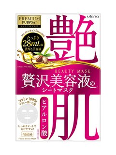 プレミアムプレサ ビューティマスク ヒアルロン酸 28mL×4枚入 (702768)