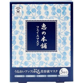 恵の本舗 うるおいフェイスマスク 5回分 (754848)