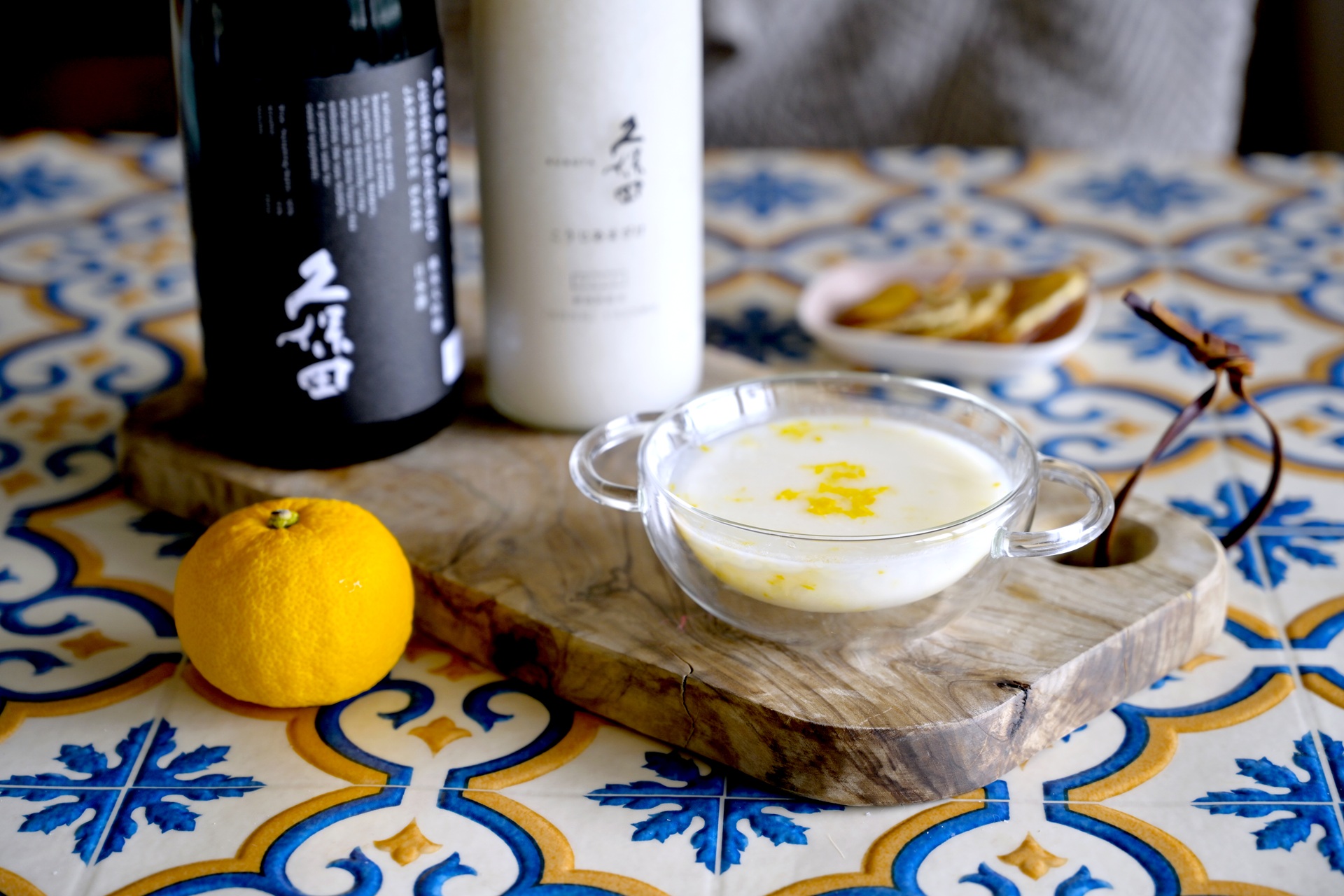 ゆず香る日本酒カクテルレシピ Hot & Cold 