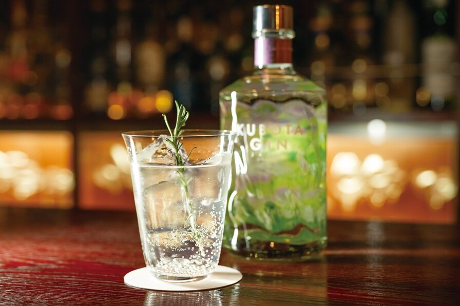 KUBOTA GINよそふ春　シグネチャーカクテル「春風（はるかぜ）」