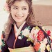卒業式は袴姿に編み込みハーフアップで大人可愛い女性に
