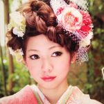 編み込み?まとめる?振袖と合う髪型【ハーフアップ】