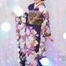結婚式で紫の綺麗な着物を着て大人の女性を演出しよう♡