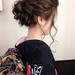 成人式はサイドアップと編み込みで可愛く決めよう♡