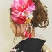ウェーブヘアで現代風可愛い振袖姿の、成人式髪型画像集♡