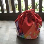 女の子らしいまあるい形がかわいい!!着物にはやっぱり巾着