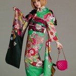 大人気☆着物とブーツのモダンコーデが個性的で可愛い♡