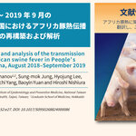 2018年8月～2019年9月の中華人民共和国におけるアフリカ豚熱伝播ネットワークの再構築および解析