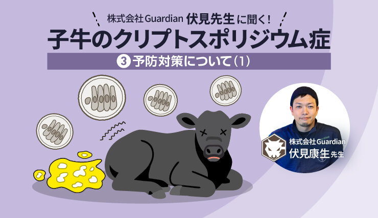 伏見康生先生に聞く！「子牛のクリプトスポリジウム症」　第3回 ー予防対策について(1)ー