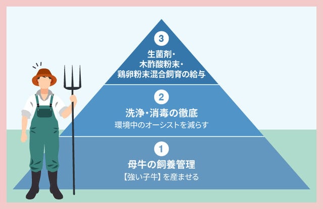 図4 すべての予防対策は【強い子牛】が前提にある