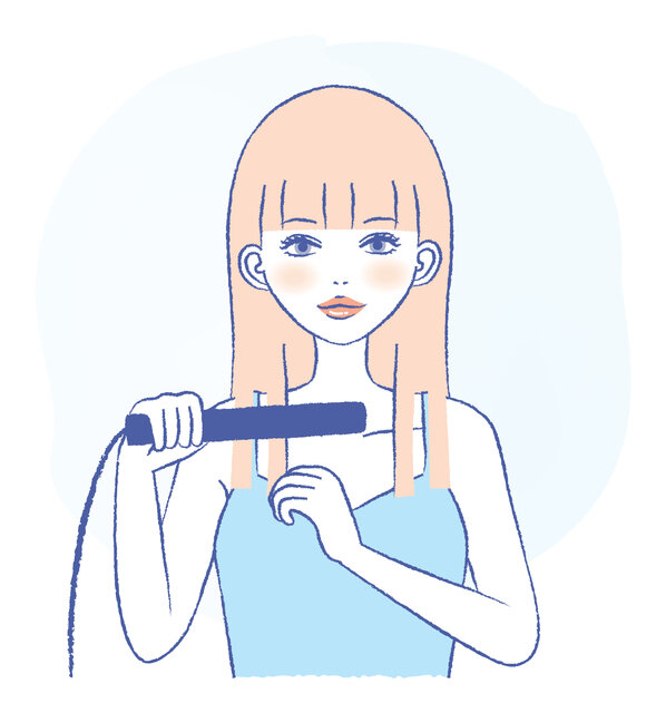 ブリーチした髪にアイロンは使える?髪が傷まない使用方法とは?