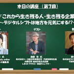 【DX実践塾アーカイブ】2020年9月23日開催分 第7回「これから生き残る人・生き残る企業~デジタルシフトは地方を元気にする!?~」